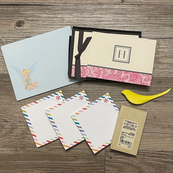 Stationary Bundle of 3 Erin Condren Mini Tear Off Notepads, Blank Thank You Card - Picture 1 of 12